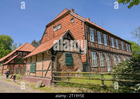 Jagdstall am Klosterhof Medingen, Bad Bevensen, Niedersachsen, Allemagne Banque D'Images