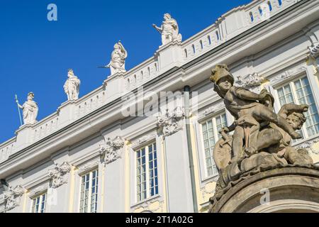 Residenz, Schloßplatz, Ansbach, Bayern, Allemagne Banque D'Images