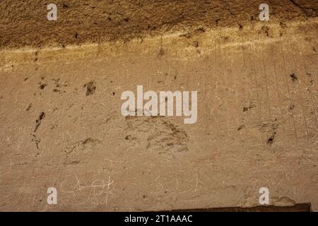 La chapelle taillée dans la roche de la reine Hatshepsout « SPEOS Artemidos » connue sous le nom de Stabl Antar, en Égypte centrale Banque D'Images