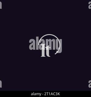 IL paraphe les idées de conception de monogramme de logo Illustration de Vecteur