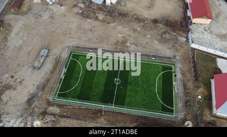 Tir de drone de Slobozia Bradului Banque D'Images