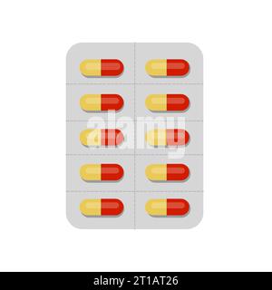 les insandes médicales et les médicaments Illustration de Vecteur