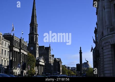 St Andrews et St Georges ouest centre-ville d'Édimbourg Banque D'Images