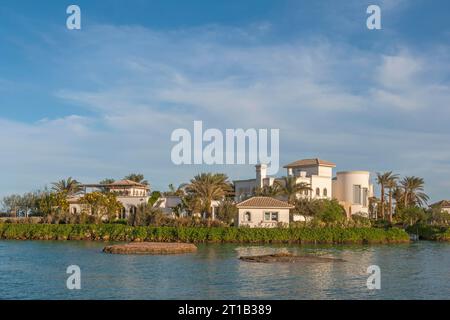 Lagoon City, Holiday Town El Gouna, Mer Rouge, Égypte Banque D'Images