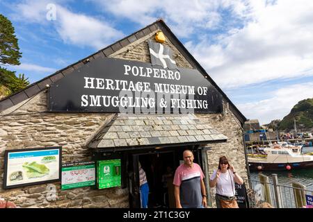 Musée du patrimoine de Polperro de contrebande et de pêche, village de Polperro, Cornouailles, Angleterre prise en septembre 2023 Banque D'Images