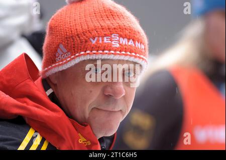 Norbert Loch Bundestrainer Rodeln Viessmann Rodel Welt Cup à Koenigssee, Deutschland am 05.01.2014 Banque D'Images