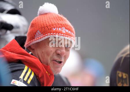 Norbert Loch Bundestrainer Rodeln Viessmann Rodel Welt Cup à Koenigssee, Deutschland am 05.01.2014 Banque D'Images