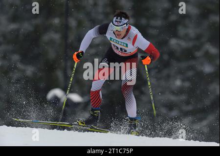 HAUKE Max AUT Aktion coupe du monde de cross-country FIS présentée par Viessmann à Lillehammer, Norwegen Am 05.12.2014 Banque D'Images