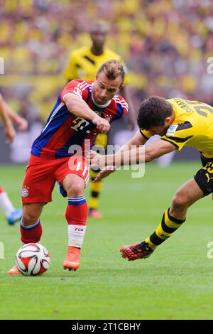 Xherdan Shaqiri (11 - FC Bayern Muenchen) Fussball DFL Supercup in Dortmund, Deutschland Am 13.08.2014 Banque D'Images