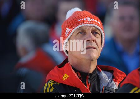 Norbert Loch Bundestrainer Rodeln Portrait Viessmann Rodel Welt Cup in Igls, Oesterreich am 29.11.2014 Banque D'Images