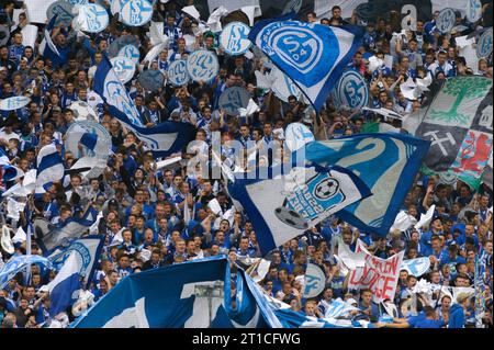 FC Schalke 04 - FC Bayern Muenchen 1:1 Fussball Bundesliga saison 2014/2015 à Gelsenkirchen, Deutschland Am 30.08.2014 Banque D'Images