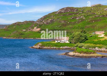 Loch Inchard est un loch situé à Durness, Sutherland, en Écosse. Banque D'Images