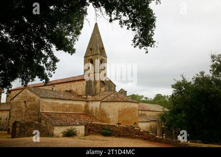 Abbaye du Thoronet, Var, Provence, France. Banque D'Images