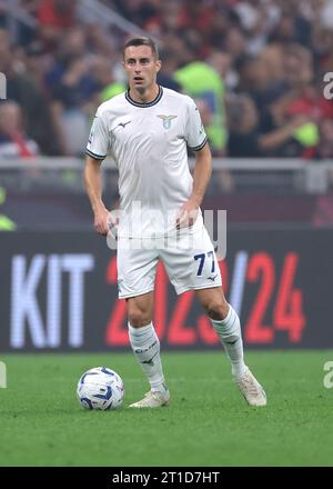 Milan, Italie, 30 septembre 2023. Adam Marusic du SS Lazio lors du match de Serie A à Giuseppe Meazza, Milan. Le crédit photo devrait se lire : Jonathan Moscrop / Sportimage Banque D'Images