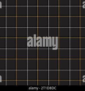 Conception vectorielle de motif écossais de noël plat Illustration de Vecteur