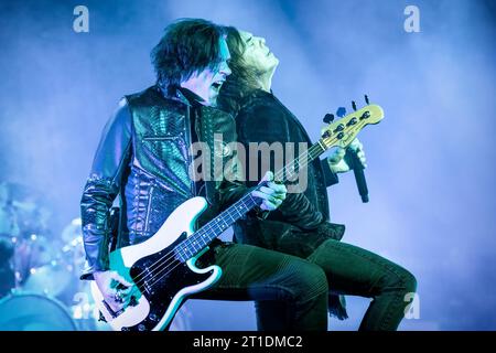 Oslo, Norvège. 08 octobre 2023. Le groupe de rock suédois Europe donne un concert live à Operaen à Oslo. Ici, le chanteur Joey Tempest est vu en direct sur scène. (Crédit photo : Gonzales photo - Terje Dokken). Banque D'Images