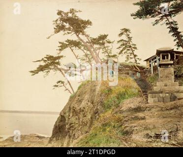 Vue de Yenoshima, 1865. Banque D'Images