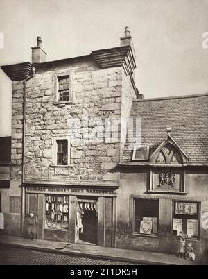 Main Street, Gorbals, vers le nord (#37), imprimé en 1900. Banque D'Images