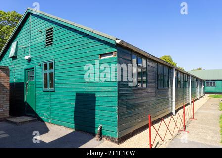 Bletchley Park Hut 6 l'une des cabanes restaurées de la Seconde Guerre mondiale et de renseignement Bletchley Park Milton Keynes Buckinghamshire Angleterre UK GB Europe Banque D'Images