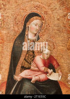 La Vierge et l'enfant avec les saints et l'Annonciation (image 11 de 14), entre c.1427 et c.1430. Banque D'Images