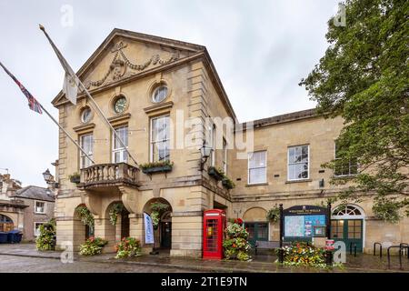 Wells Town Hall, Wells, Somerset, Angleterre, Royaume-Uni Banque D'Images