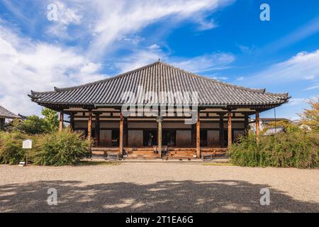 Salle principale de Gokurakubo du temple Gango ji à Nara, Kansai, Japon Banque D'Images