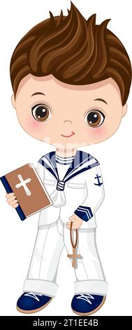 Vector Spanish Sailor First Communion Illustration de Vecteur