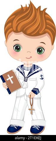 Vector Spanish Sailor First Communion Illustration de Vecteur