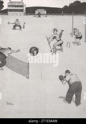 HEATH ROBINSON. Nouveau jeu de combinaison. Golf cricket tennis croquet boxe 1973 Banque D'Images