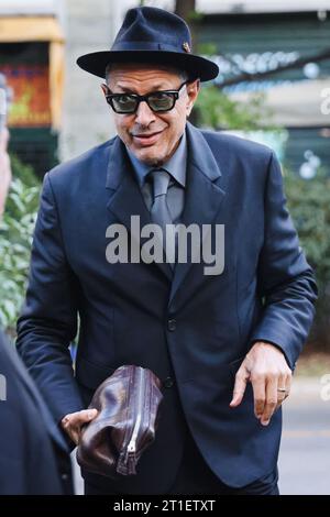 Milan, Italie. 07 octobre 2023. Jeff Goldblum est vu le 07 octobre 2023 à Milan, Italie (photo de Alessandro Bremec/NurPhoto) crédit : NurPhoto SRL/Alamy Live News Banque D'Images