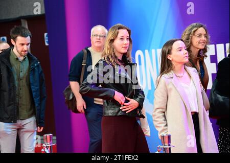 Royal Festival Hall, Londres, Royaume-Uni. 13 octobre 2023. Les invités assistent au End We Start - BFI London film Festival 2023, Londres, Royaume-Uni. Crédit : Voir Li/Picture Capital/Alamy Live News Banque D'Images