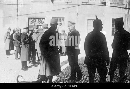 Geiser Theodore (Mons) Collection général Otto von ci-dessous sur le front italien, où il commande la 14e armée d'un mélange d'allemands et autrichiens à Caporetto. Banque D'Images