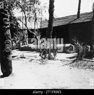 Général Kitchener et l'Anglo-égyptienne Nile, Campagne 1898 Le bungalow qui a servi comme le logement des officiers à Assouan, Egypte. Banque D'Images