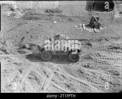 Chars et véhicules blindés de l'armée britannique de 1939 Daimler armoured car Mk II Banque D'Images