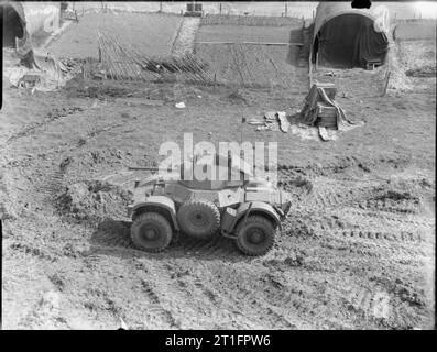 Chars et véhicules blindés de l'armée britannique de 1939 Daimler armoured car Mk II Banque D'Images
