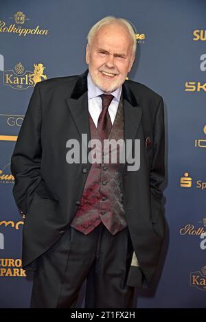 Gunther Emmerlich BEI der VERLEIHUNG DER GOLDENEN HENNE 2023 in der Media City in Leipzig am 13.10.2023 - Roter Teppich *** Gunther Emmerlich à l'ATTRIBUTION DE LA POULE D'OR 2023 à la Media City de Leipzig sur le tapis rouge 13 10 2023 Banque D'Images