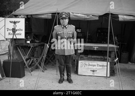 REVIVE LA foire de L'HISTOIRE, exposition d'histoire militaire de la Seconde Guerre mondiale à Ifema Madird, 13 octobre 2023, Espagne. Banque D'Images