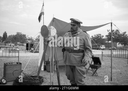 REVIVE LA foire de L'HISTOIRE, exposition d'histoire militaire de la Seconde Guerre mondiale à Ifema Madird, 13 octobre 2023, Espagne. Banque D'Images