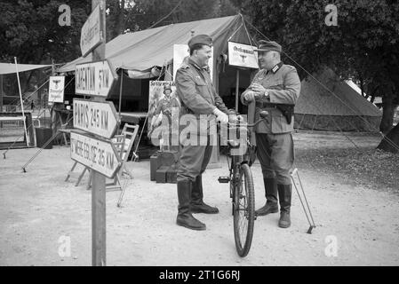 REVIVE LA foire de L'HISTOIRE, exposition d'histoire militaire de la Seconde Guerre mondiale à Ifema Madird, 13 octobre 2023, Espagne. Banque D'Images