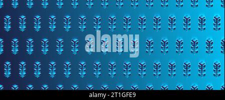 Technologie isométrique tours modèle simple. Illustration de Vecteur