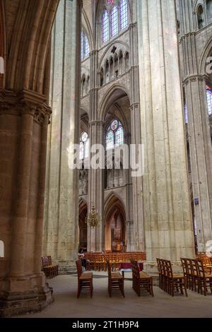 Cathédrale Saint-Etienne à Bourges France. Banque D'Images