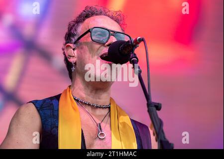 16 juin 2023 : Vivian Campbell se produit avec DEF Leppard au festival Hellfest Open Air Banque D'Images