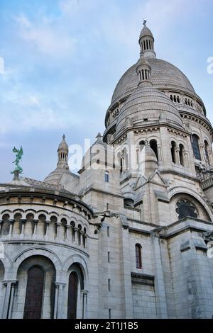 Paris, France, 17.09.2023 après-midi de la Basilique du Sacré-Cœur de Montmartre, cœur sacré Montmartre Banque D'Images