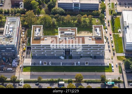 Luftbild, Stadtkrone-Ost, Baustelle mit Neubau adesso, Schüren, Dortmund, Ruhrgebiet, Rhénanie-du-Nord-Westphalie, Deutschland ACHTUNGxMINDESTHONORARx60xEURO *** vue aérienne, Stadtkrone Ost, chantier avec nouveau bâtiment adesso, Schüren, Dortmund, région de la Ruhr, Rhénanie du Nord-Westphalie, Allemagne ATTENTIONxMINESTHONORARx60xEURO crédit : Imago/Alamy Live News Banque D'Images