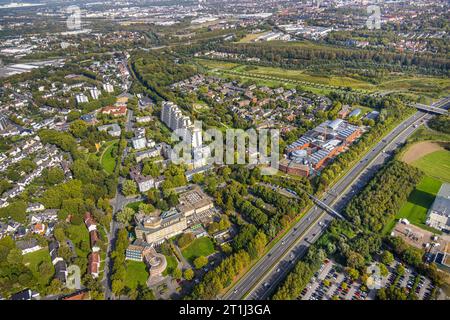 Luftbild, DASA Arbeitswelt Ausstellung Museum, leerstehendes Hochhaus Wohnkomplex Hannibal II, Dorstfeld, Dortmund, Ruhrgebiet, Rhénanie-du-Nord-Westphalie, Deutschland ACHTUNGxMINDESTHONORARx60xEURO *** vue aérienne, DASA Arbeitswelt Ausstellung Museum, immeuble résidentiel vacant Hannibal II, Dorstfeld, Dortmund, région de la Ruhr, Rhénanie du Nord-Westphalie, Allemagne ATTENTIONxMINESTHONORARx60xEURO crédit : Imago/Alamy Live News Banque D'Images