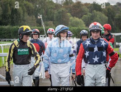 Hippodrome de Chepstow - Jump jockeys Derby 2023 Banque D'Images