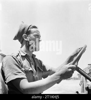 Photographies de Cecil Beaton - général; Armée britannique, Groupe du désert de long Range Banque D'Images