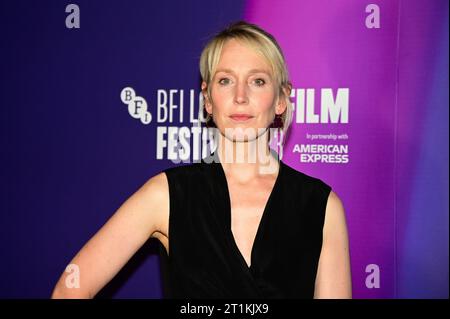 BFI Southbank, NFT1, Londres, Royaume-Uni. 14 octobre 2023. Hattie Morahan participe au Black Dog - BFI London film Festival 2023, Londres, Royaume-Uni. Crédit : Voir Li/Picture Capital/Alamy Live News Banque D'Images