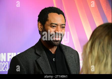 BFI Southbank, NFT1, Londres, Royaume-Uni. 14 octobre 2023. Nicholas Pinnock assiste au Black Dog - BFI London film Festival 2023, Londres, Royaume-Uni. Crédit : Voir Li/Picture Capital/Alamy Live News Banque D'Images