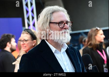 Royal Festival Hall, Londres, Royaume-Uni. 14 octobre 2023. Le scénariste Tony McNamara assiste à The Poor Things - Headline Gala - BFI London film Festival 2023, Londres, Royaume-Uni. Crédit : Voir Li/Picture Capital/Alamy Live News Banque D'Images